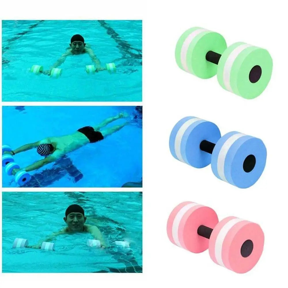 Halteres de espuma para água - Diversão garantida na piscina, em casa e no verão.