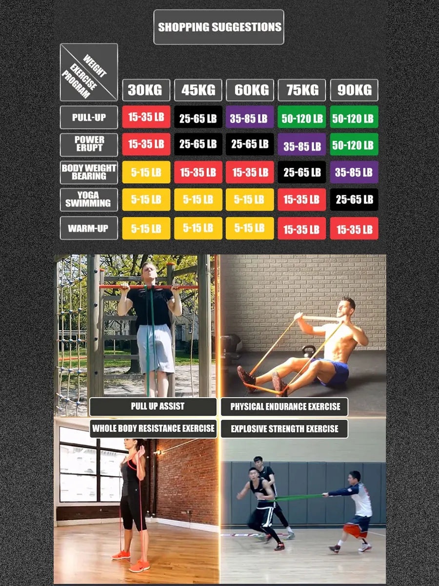 Resistance Bands Set – Full Body Workout at Home