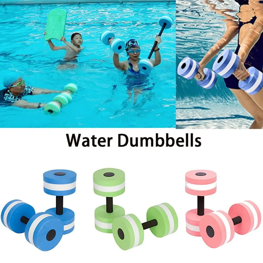 Halteres de espuma para água - Diversão garantida na piscina, em casa e no verão.