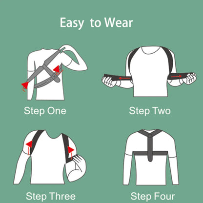 AstoFit Posture Corrector – Adjustable Back Support