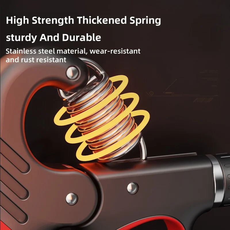 Fortalecedor de agarre de mano ajustable de 5 a 100 kg: herramienta para entrenar el agarre y el antebrazo