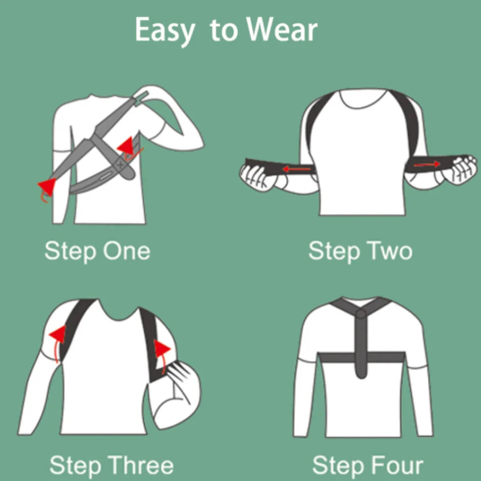 AstoFit Posture Corrector – Adjustable Back Support